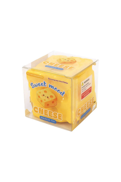 Cheese Zero Rebound TPR Crunchy Bead Slime Filled Squishy