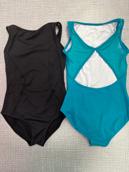 Celestia Boat Neck Printed Leotard #50009