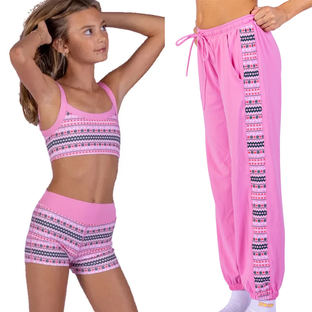 PRE ORDER- XO Pink Wonderland Set & Jogger Separates