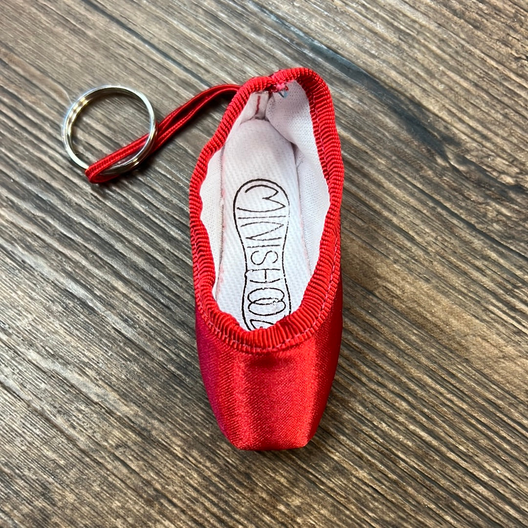 Pointe Shoe Keychain