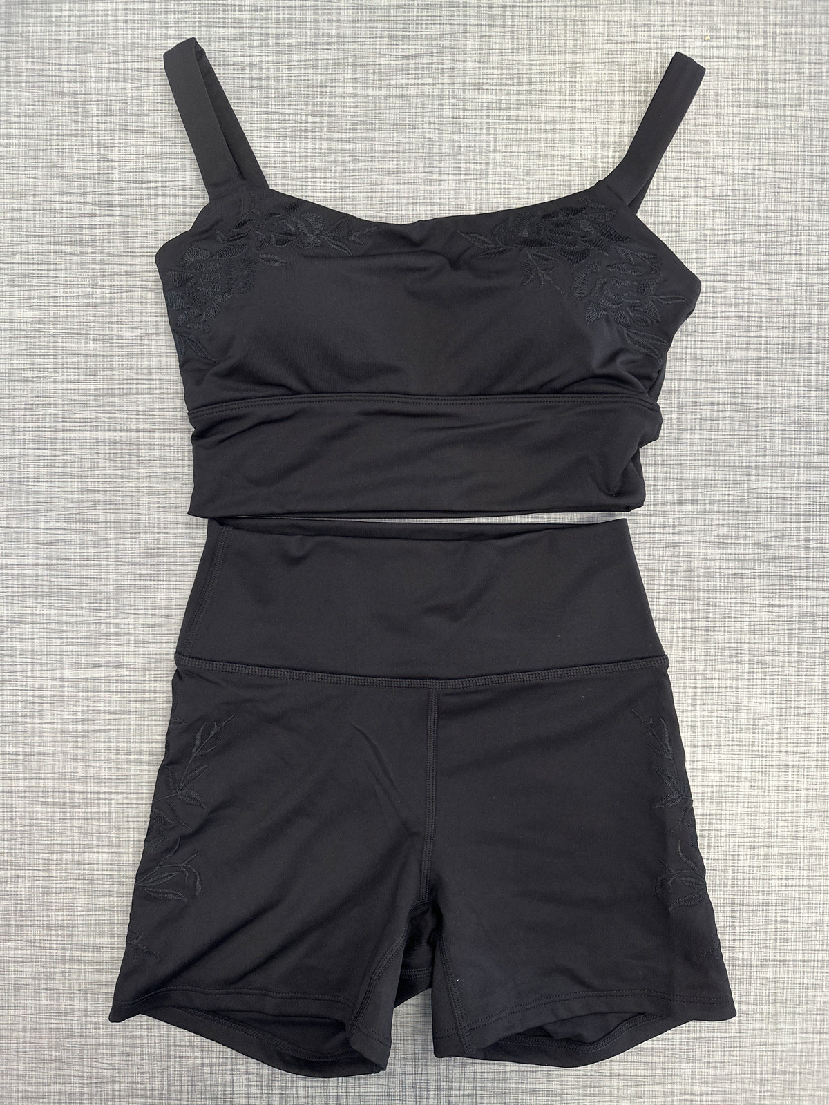 Camisole Bra Top & High Waist Short Set