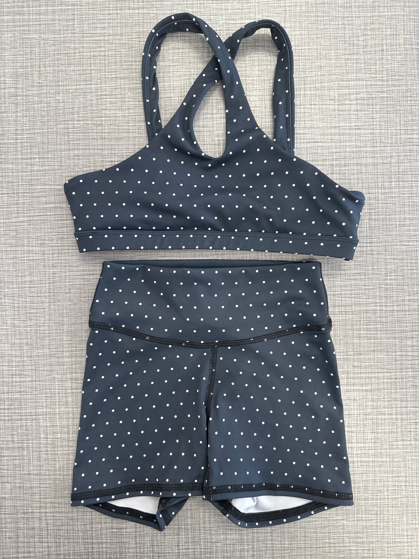 Five: City Convertible Bra & Everyday Polka Dot Short Set