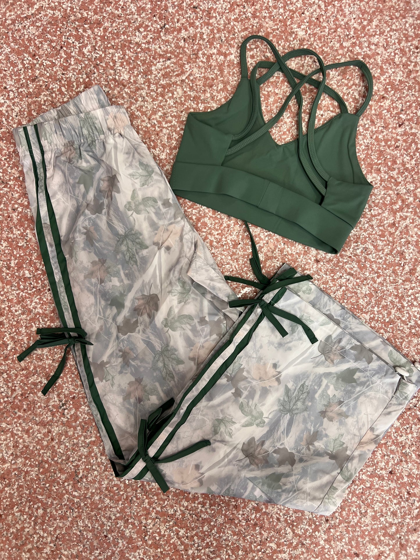 Criss Cross Top & Take A Bow Track Pant Separates