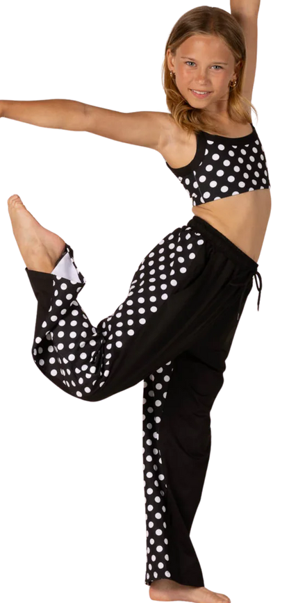 PRE ORDER: Blk & Wht Polka Dot Separates