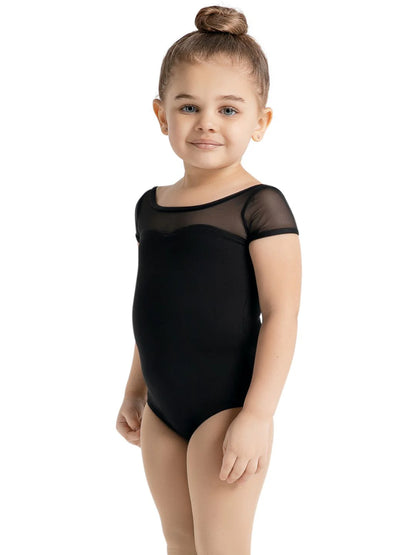 Mesh Short Sleeve Leotard #1039