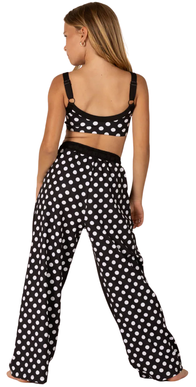 PRE ORDER: Blk & Wht Polka Dot Separates