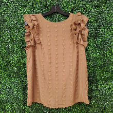 Load image into Gallery viewer, Dotted Ruffle Trim Blouse
