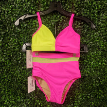 Load image into Gallery viewer, Yellow &amp; Neon Pink Brief Set

