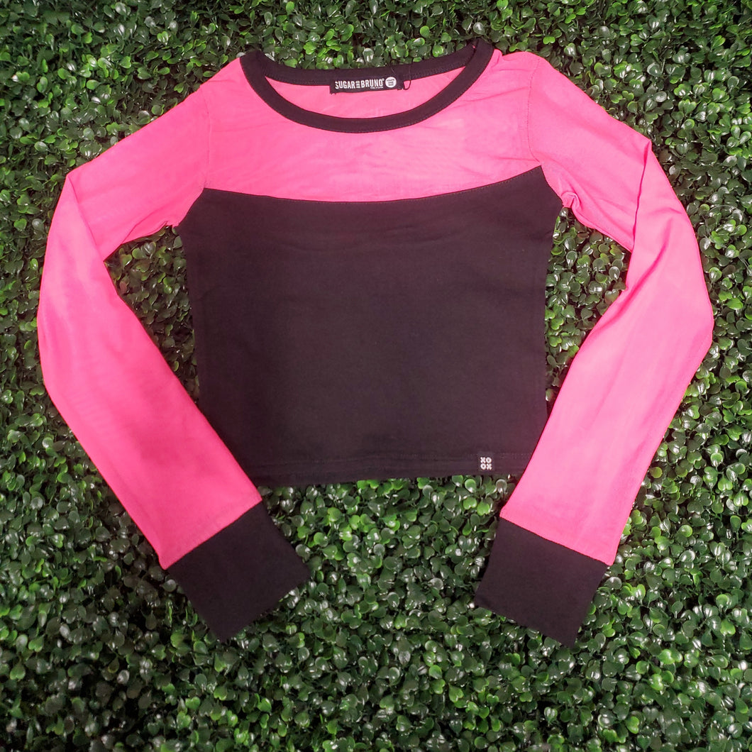 Medium/Large Child Stretchy Mesh Top