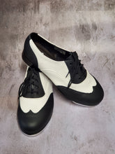 Load image into Gallery viewer, Spectator Black &amp; White Tap Shoes #3004

