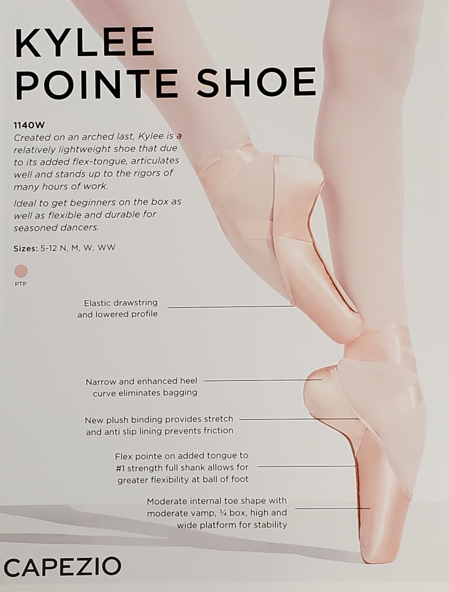 Capezio Kylee Pointe Shoes #1140