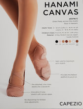 Load image into Gallery viewer, Hanami Canvas Split Sole Ballet Shoe #2037 - LPK

