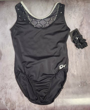 Load image into Gallery viewer, GK Black Sparkle Leotard: Adult Small
