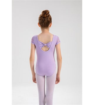 Lace Short Sleeve Leotard