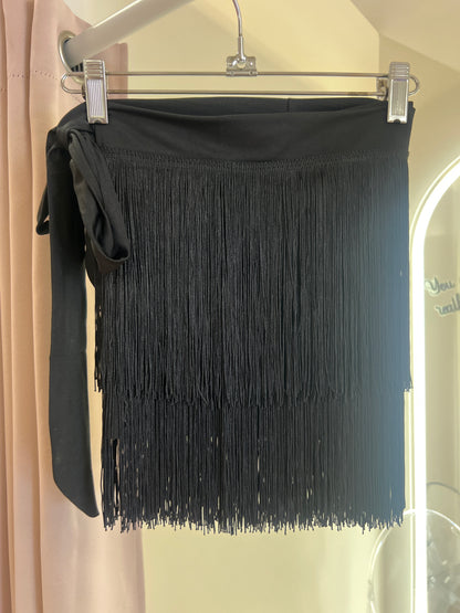 Child Fringe Wrap Ballroom Skirt