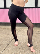 Mesh Panel Stirrup Legging #FP5146