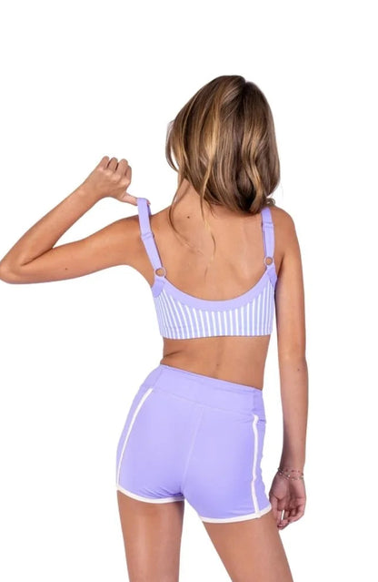 XO Pinstripe Short Set