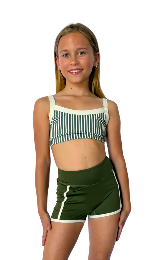 XO Pinstripe Short Set