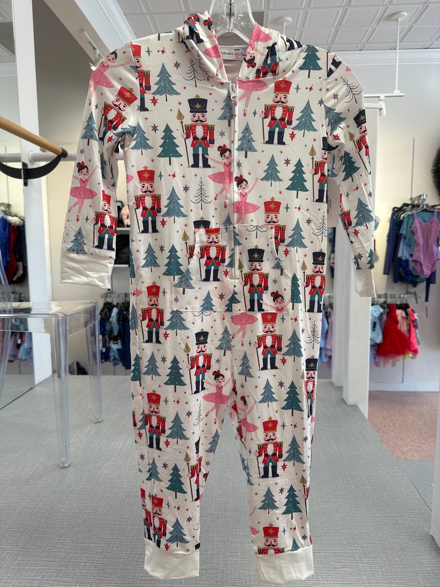 Nutcracker Zip Up Onesie