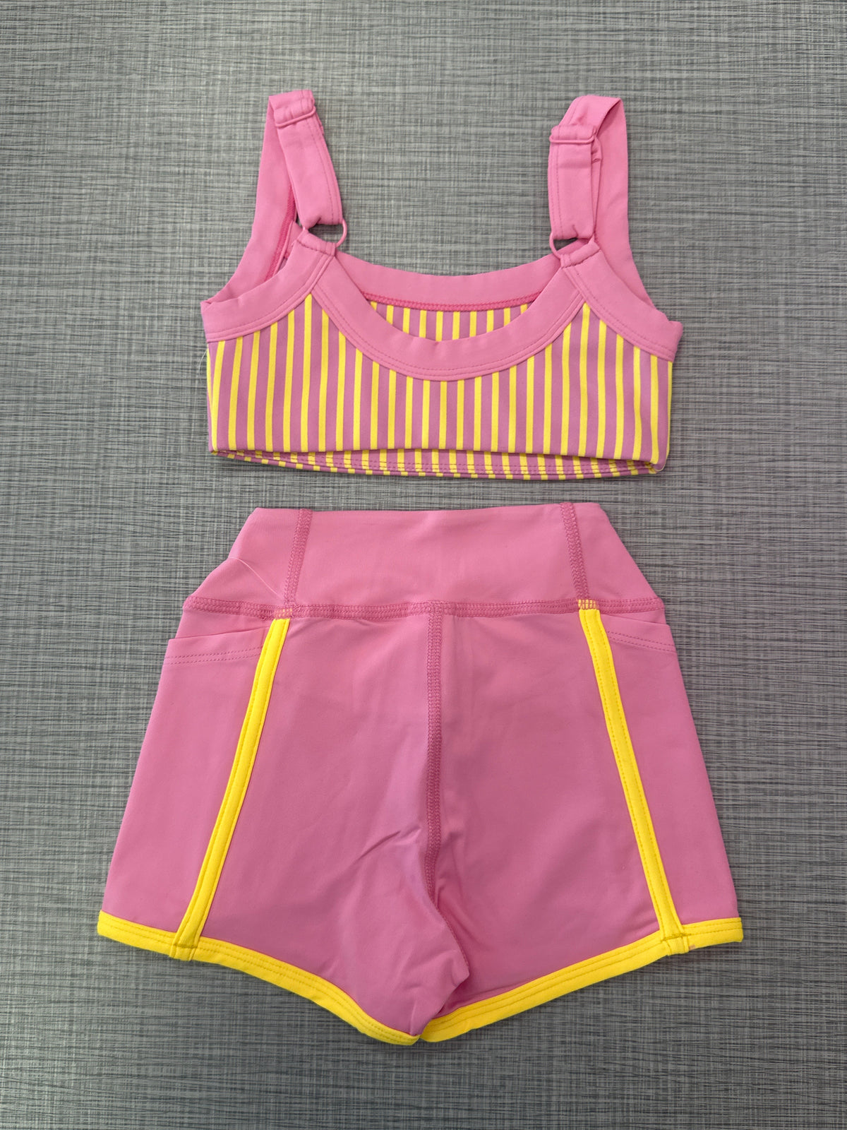 XO Pinstripe Short Set