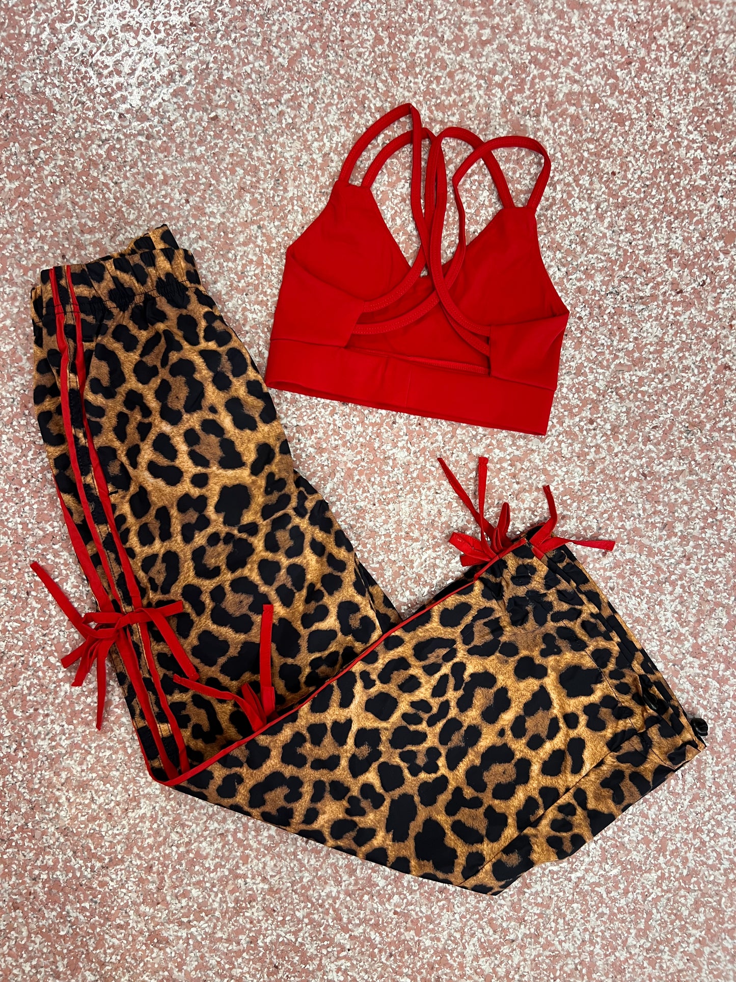 Criss Cross Top & Take A Bow Track Pant Separates