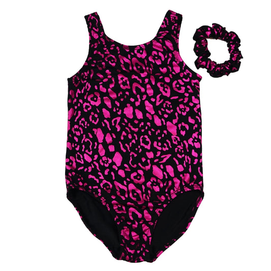 Hot Pink Leopard Tank Leotard