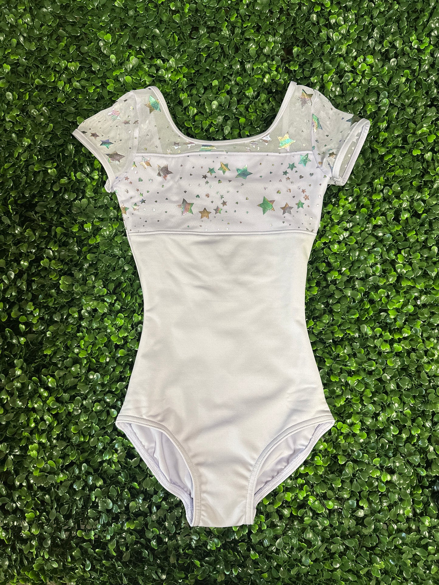 Star Struck Galaxy Short Sleeve Leotard #12105