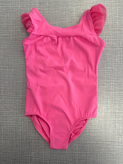 Sheer Ruffles Leotard #103