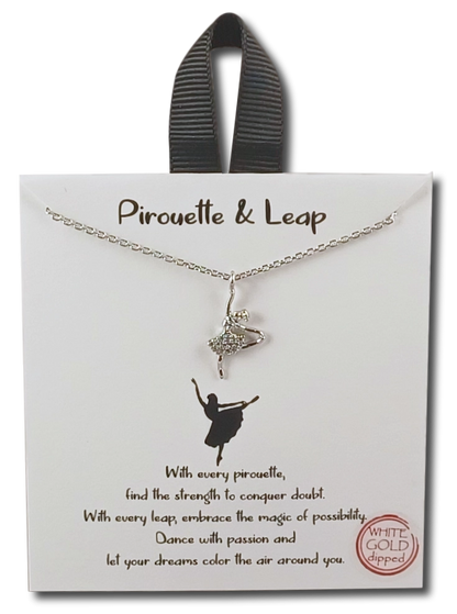 Pirouette & Leap Ballerina Necklace