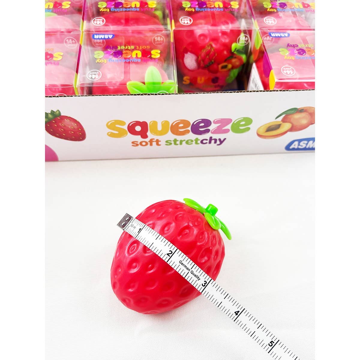 Crunchy Strawberry Squishy Toy