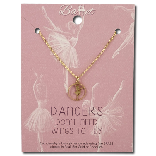 Dancer’s Don’t Need Wings to Fly Necklace