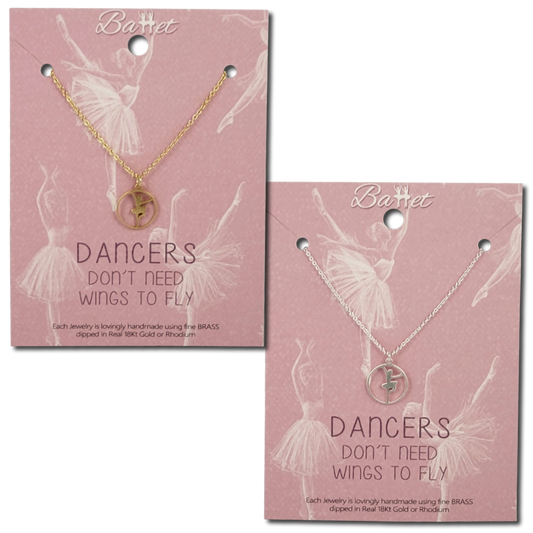 Dancer’s Don’t Need Wings to Fly Necklace