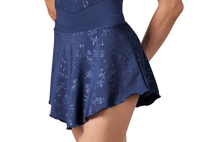 Eclipse Blue Mesh Printed Skirt #10004