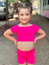 Load image into Gallery viewer, Child Size 6-8 Cap Sleeve Crop
