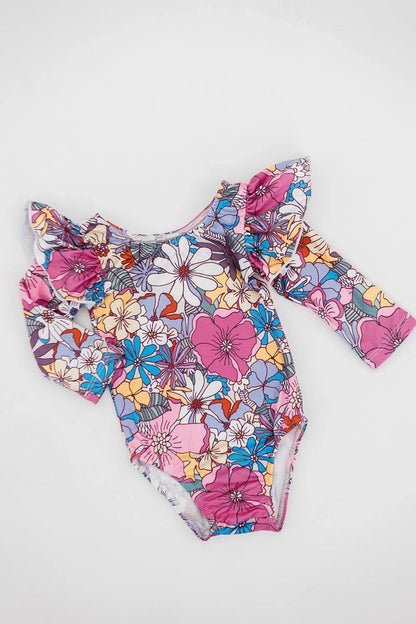 5/6 Flutter Long Sleeve Leotard