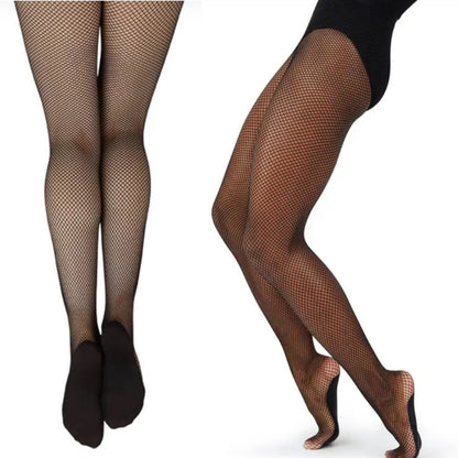 Professional Seamless Black Fishnets