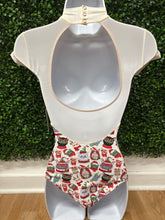 Load image into Gallery viewer, Eleve Elizabeth Cat Lady Christmas Leotard
