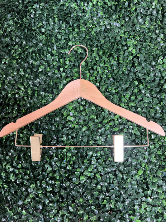 Glam'r Gear Natural Solid Wooden Hanger