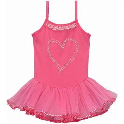 Rhinestone Heart Ballet Dress