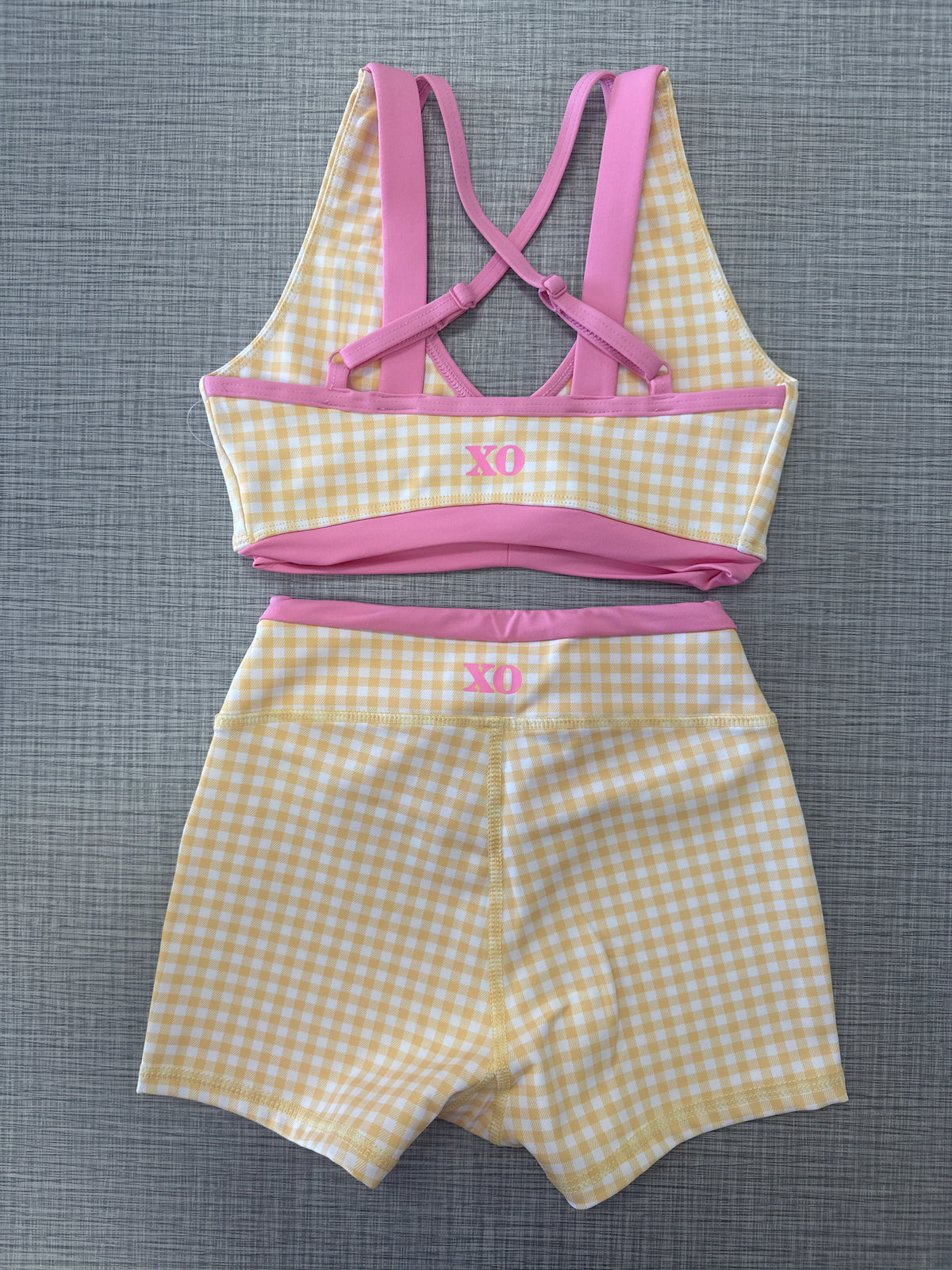 XO Gingham Short Set