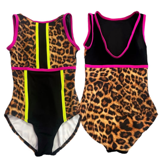 Custom Limited Edition Electric Cheetah Leotard