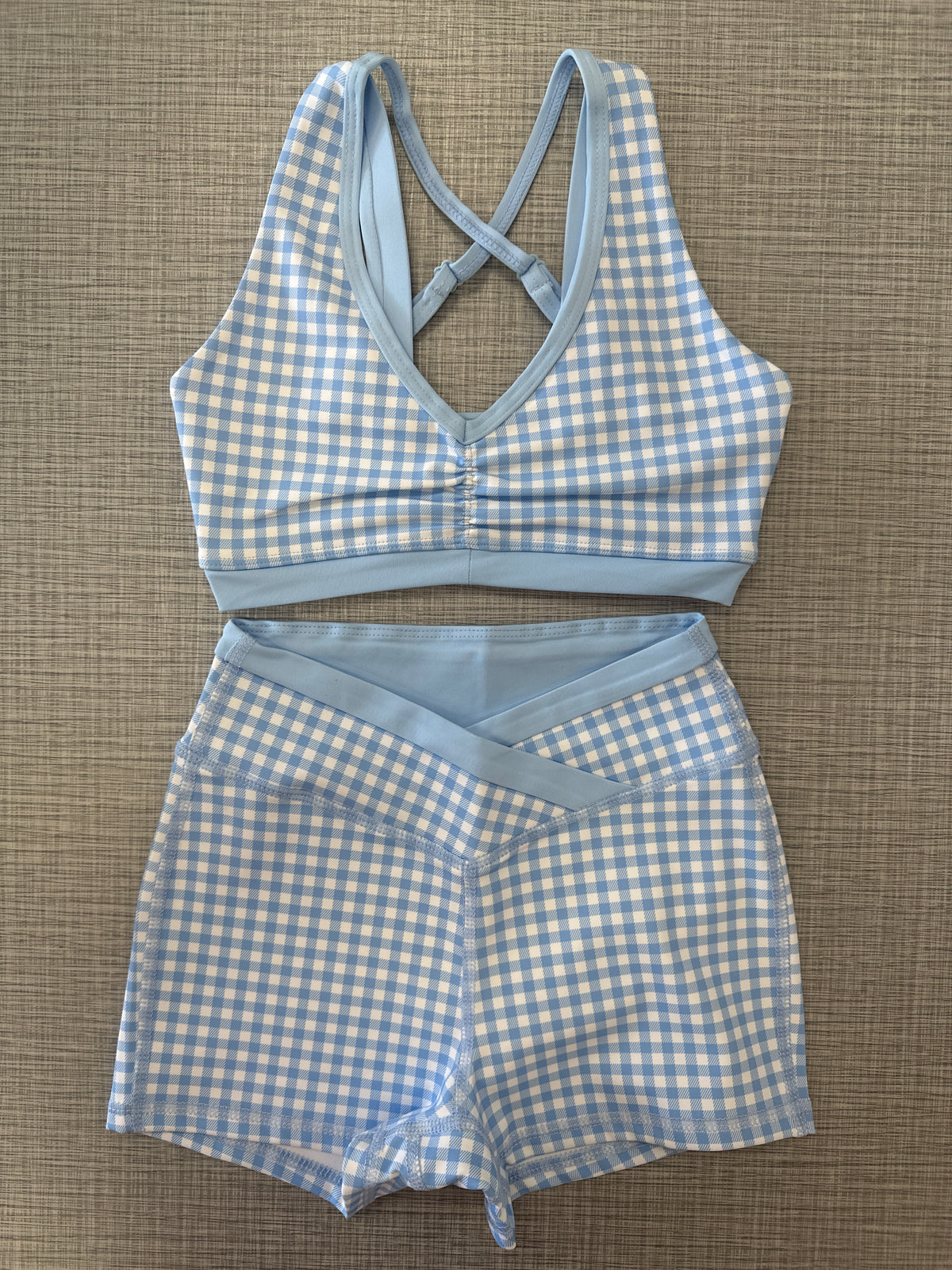 XO Gingham Short Set