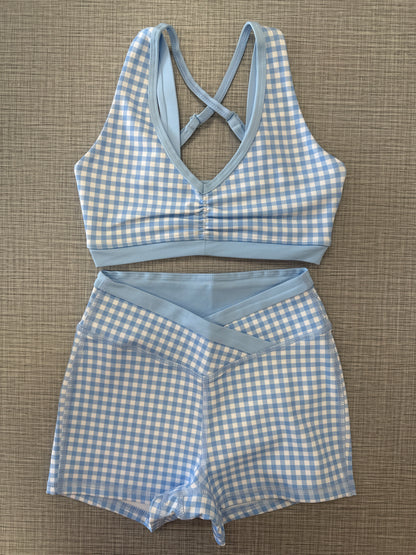 XO Gingham Short Set