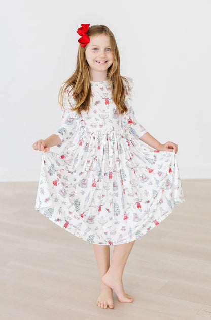 Clara's Christmas Twirl Dress