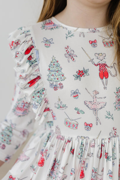 Clara's Christmas Twirl Dress