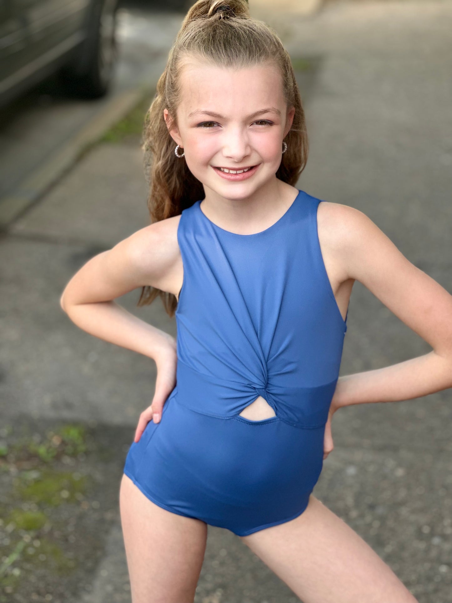 Garance Twist Front Leotard #23111