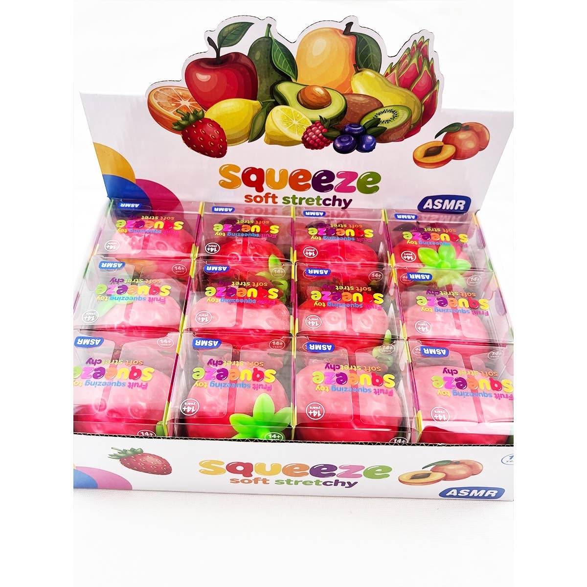Crunchy Strawberry Squishy Toy