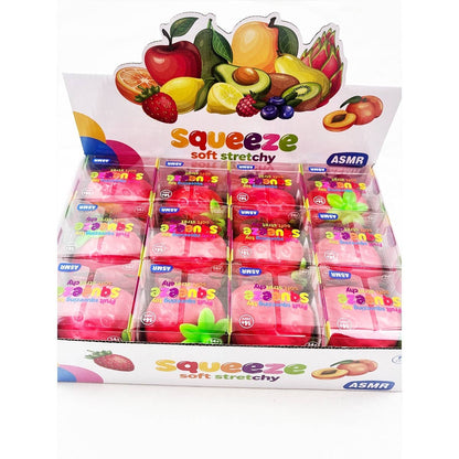 Crunchy Strawberry Squishy Toy