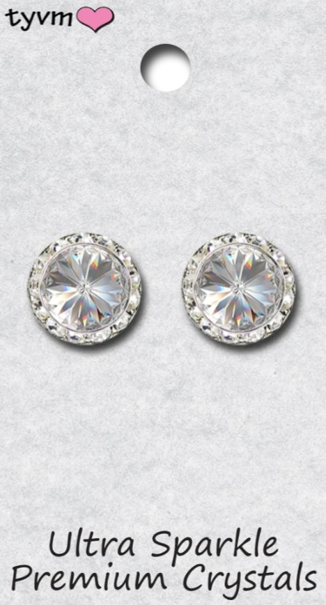 Hypoallergenic 20MM Ultra Sparkle Earrings