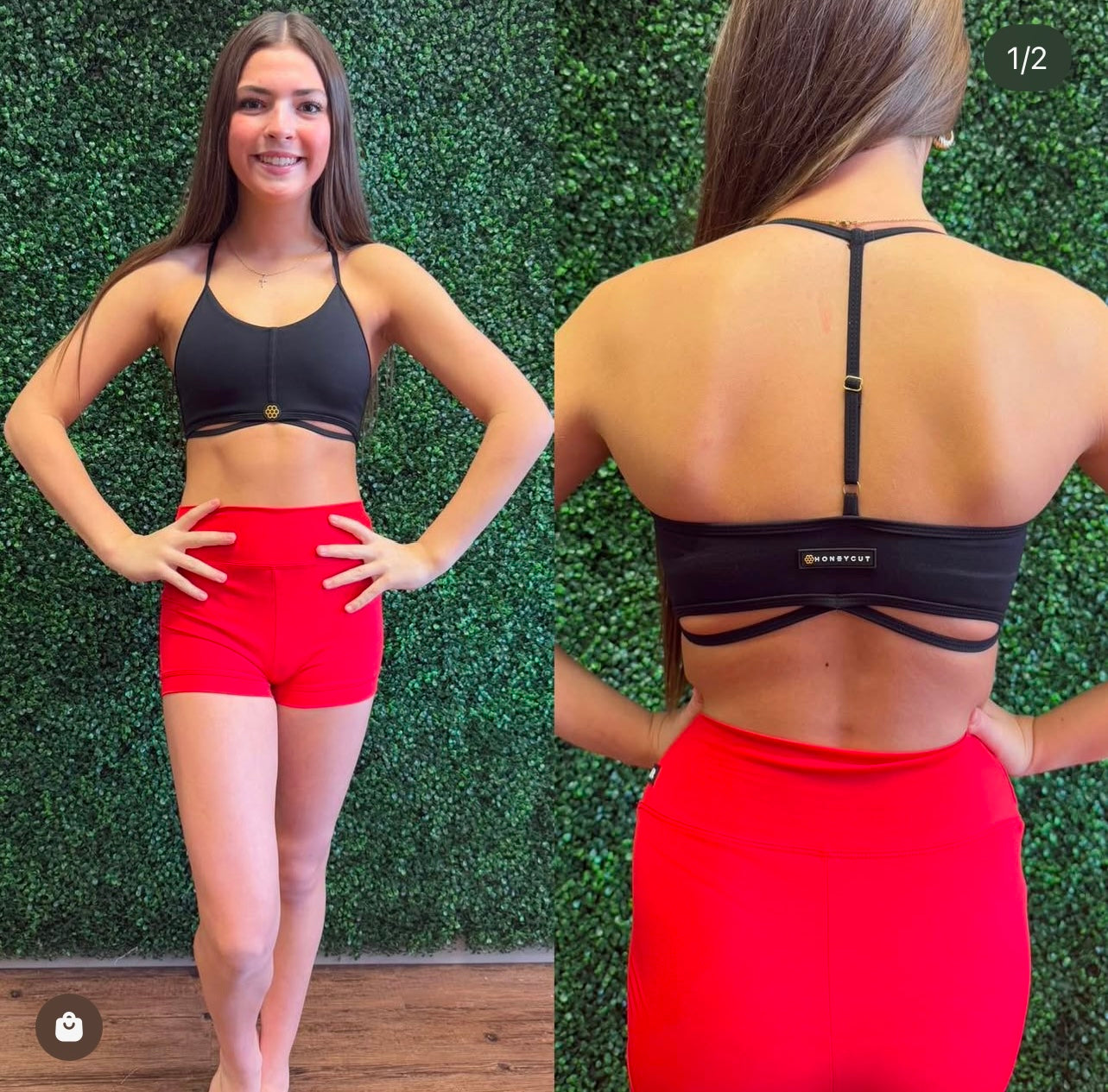 Cherry Bellisima Bralette & Premiere Boy Shorts